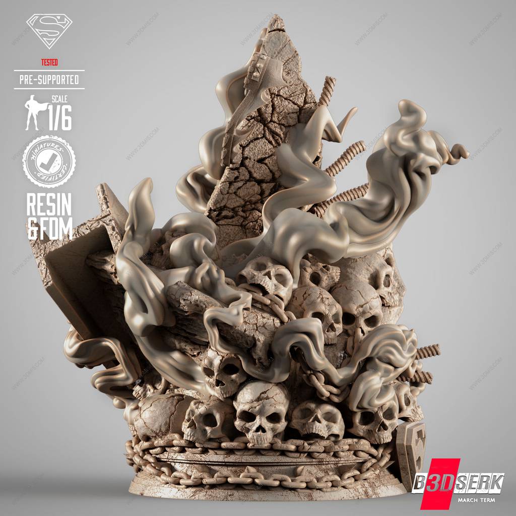 P站图纸印象馆 B3DSERK DC漫画 超人 B3DSERK DC漫画 超人