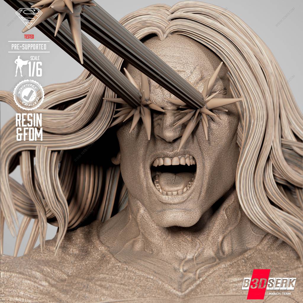 P站图纸印象馆 B3DSERK DC漫画 超人 B3DSERK DC漫画 超人