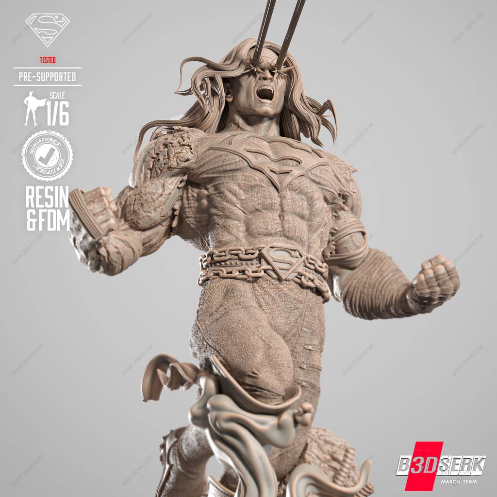 P站图纸印象馆 B3DSERK DC漫画 超人 B3DSERK DC漫画 超人