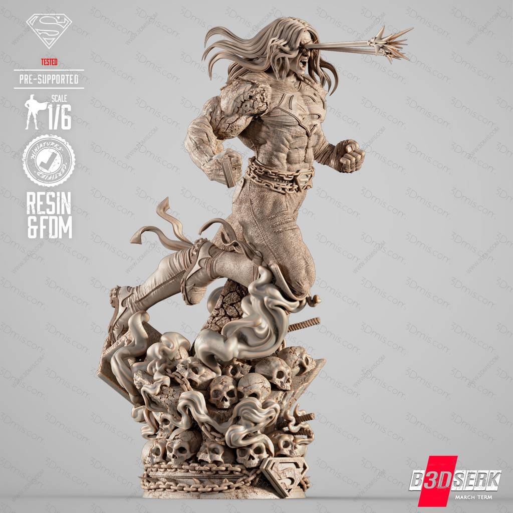 P站图纸印象馆 B3DSERK DC漫画 超人 B3DSERK DC漫画 超人