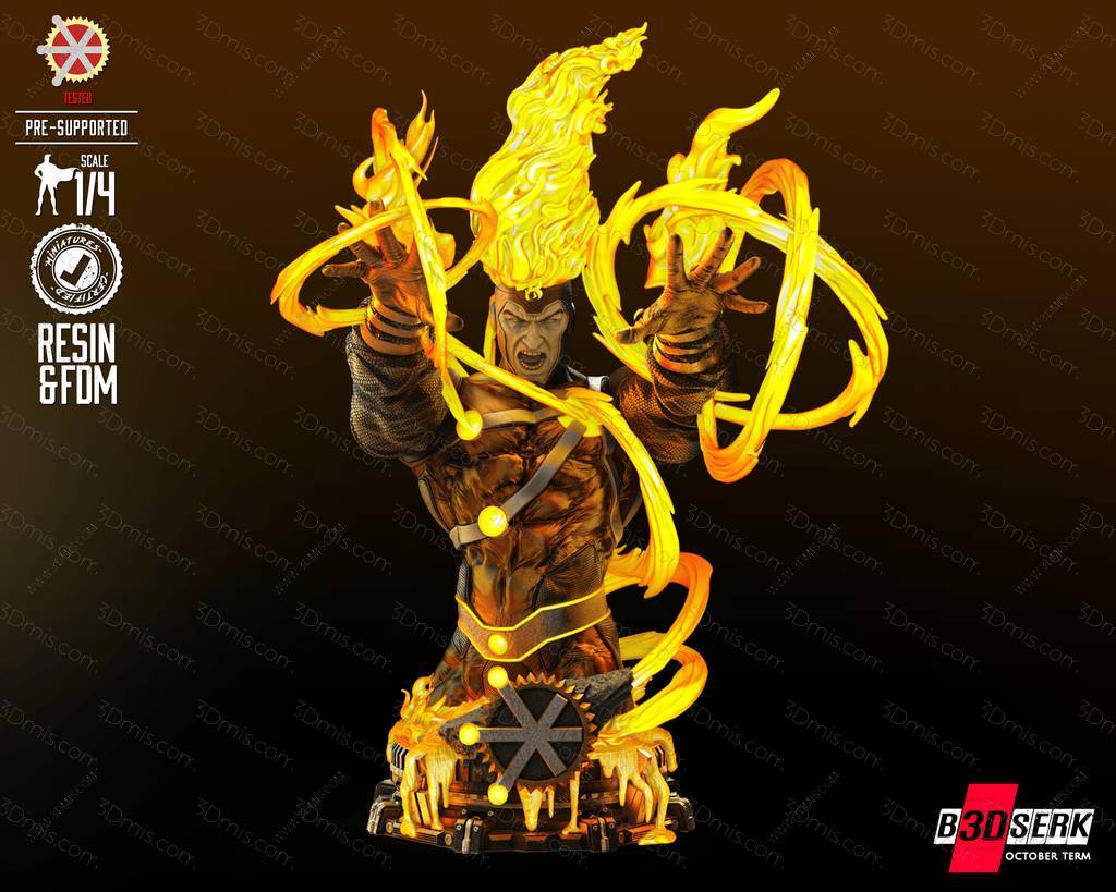 P站图纸印象馆 B3DSERK DC漫画 火风暴 B3DSERK DC漫画 火风暴