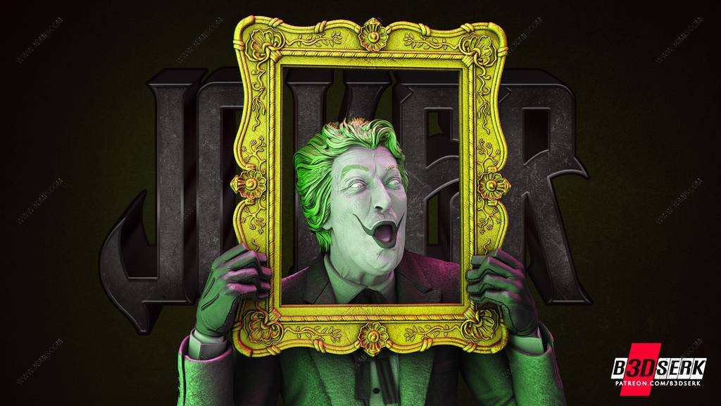 P站图纸印象馆 B3DSERK DC漫画 小丑 B3DSERK DC漫画 小丑