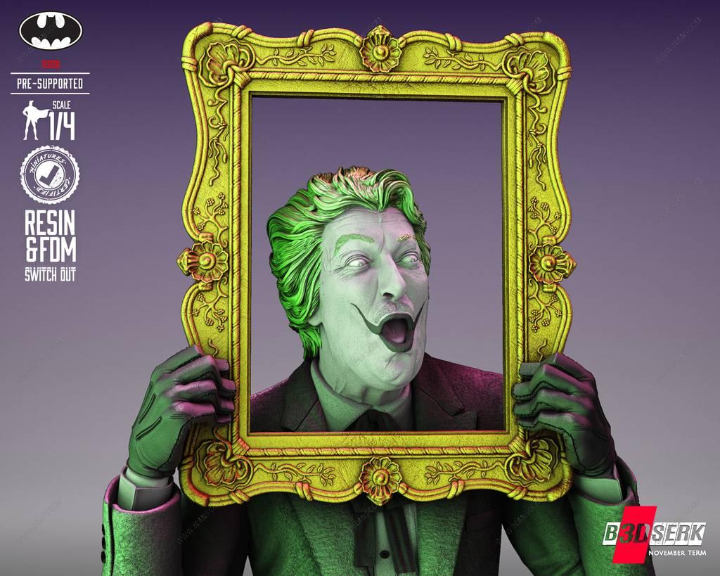 P站图纸印象馆 B3DSERK DC漫画 小丑 B3DSERK DC漫画 小丑