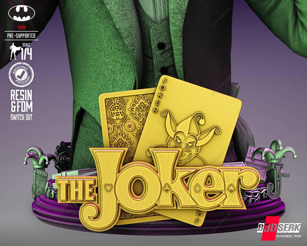 P站图纸印象馆 B3DSERK DC漫画 小丑 B3DSERK DC漫画 小丑