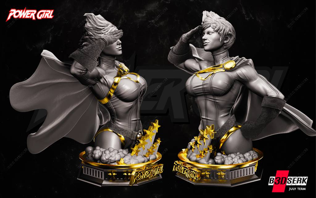 P站图纸印象馆 B3DSERK DC漫画 卡拉·佐-艾尔 B3DSERK DC漫画 卡拉·佐-艾尔