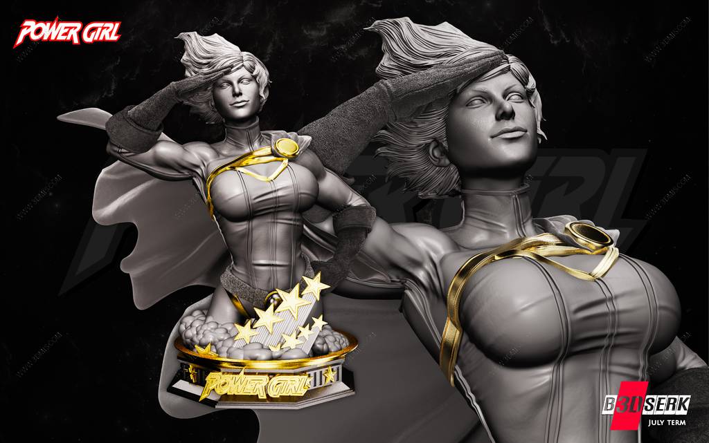 P站图纸印象馆 B3DSERK DC漫画 卡拉·佐-艾尔 B3DSERK DC漫画 卡拉·佐-艾尔