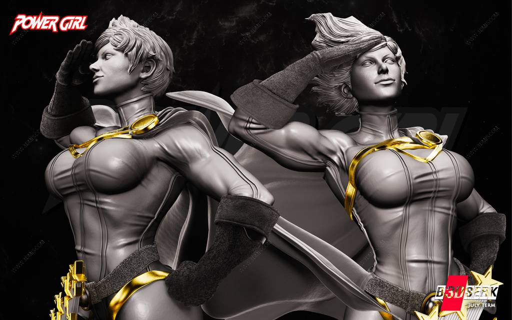 P站图纸印象馆 B3DSERK DC漫画 卡拉·佐-艾尔 B3DSERK DC漫画 卡拉·佐-艾尔