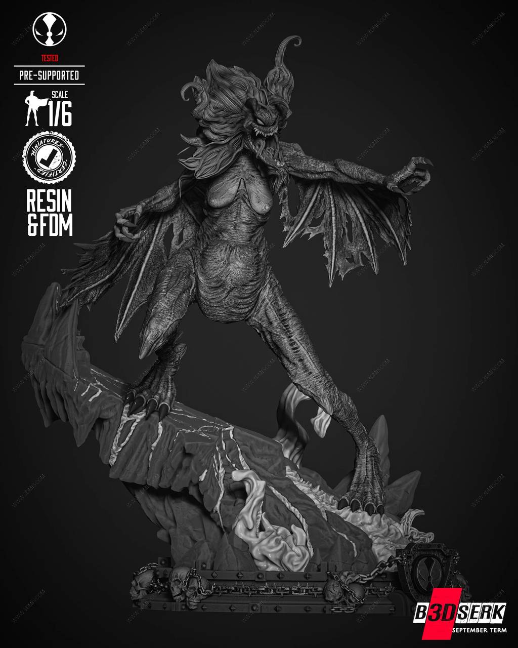 P站图纸印象馆 B3DSERK DC漫画 地狱魔王 B3DSERK DC漫画 地狱魔王