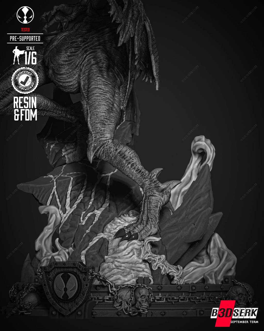 P站图纸印象馆 B3DSERK DC漫画 地狱魔王 B3DSERK DC漫画 地狱魔王