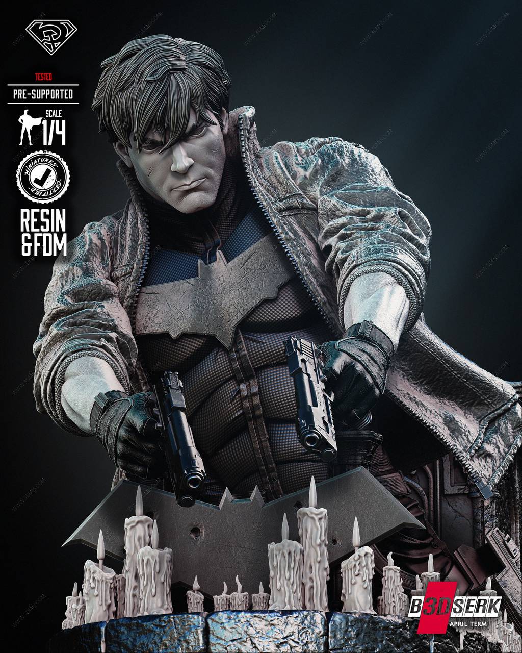 P站图纸印象馆 B3DSERK DC漫画 红头罩 B3DSERK DC漫画 红头罩