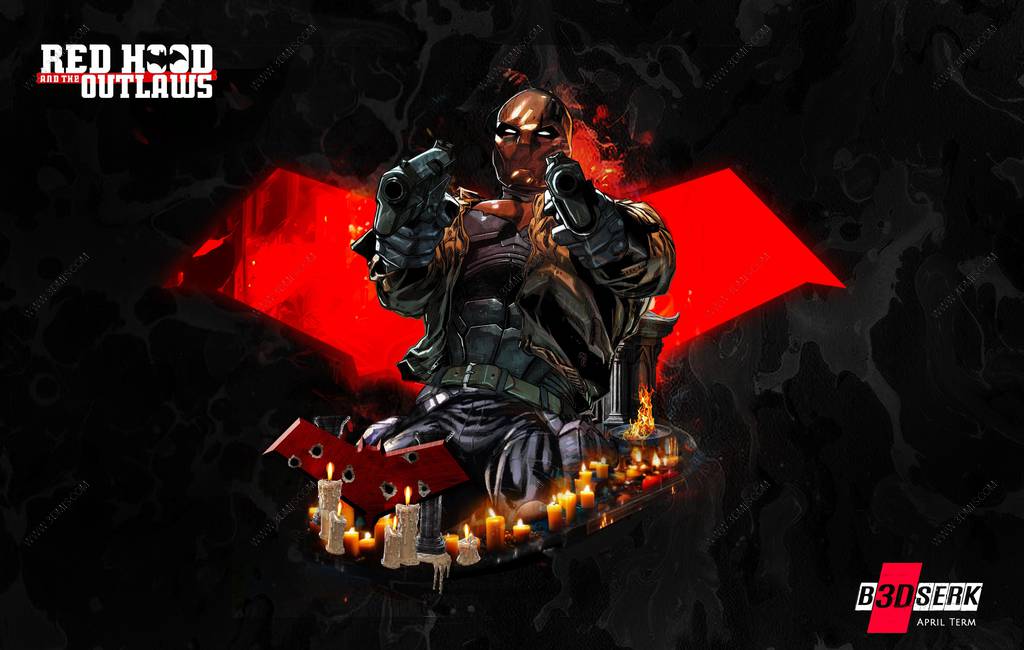 P站图纸印象馆 B3DSERK DC漫画 红头罩 B3DSERK DC漫画 红头罩