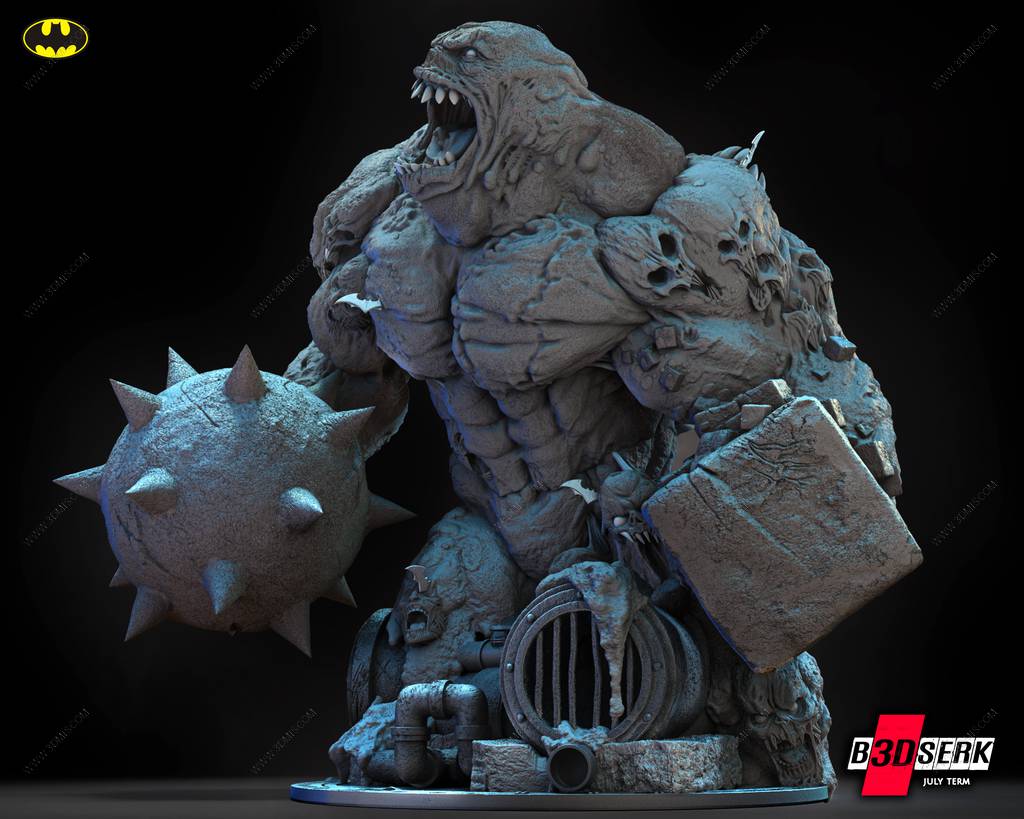 P站图纸印象馆 B3DSERK DC漫画 泥脸 B3DSERK DC漫画 泥脸