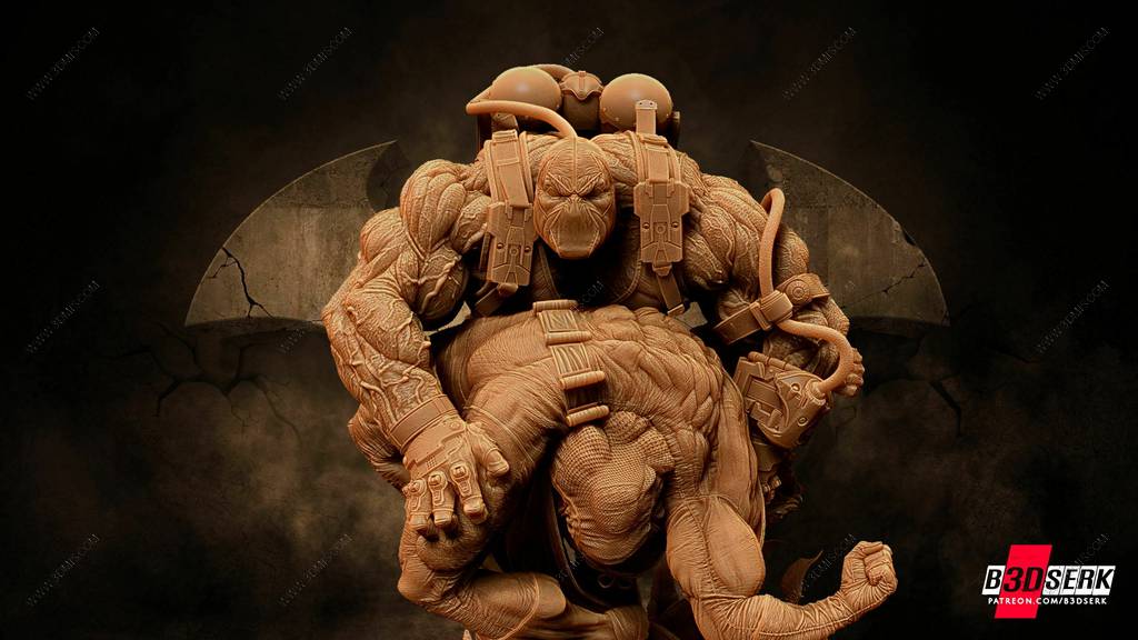 P站图纸印象馆 B3DSERK DC漫画 贝恩和蝙蝠侠 B3DSERK DC漫画 贝恩和蝙蝠侠