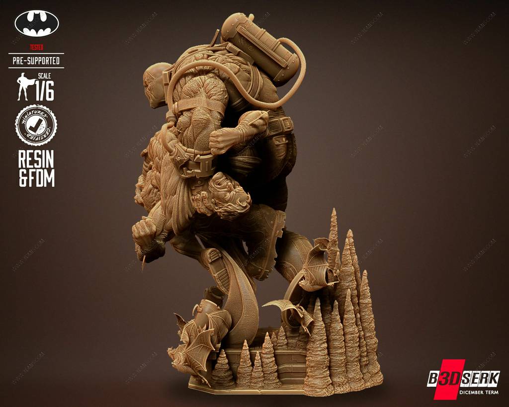 P站图纸印象馆 B3DSERK DC漫画 贝恩和蝙蝠侠 B3DSERK DC漫画 贝恩和蝙蝠侠