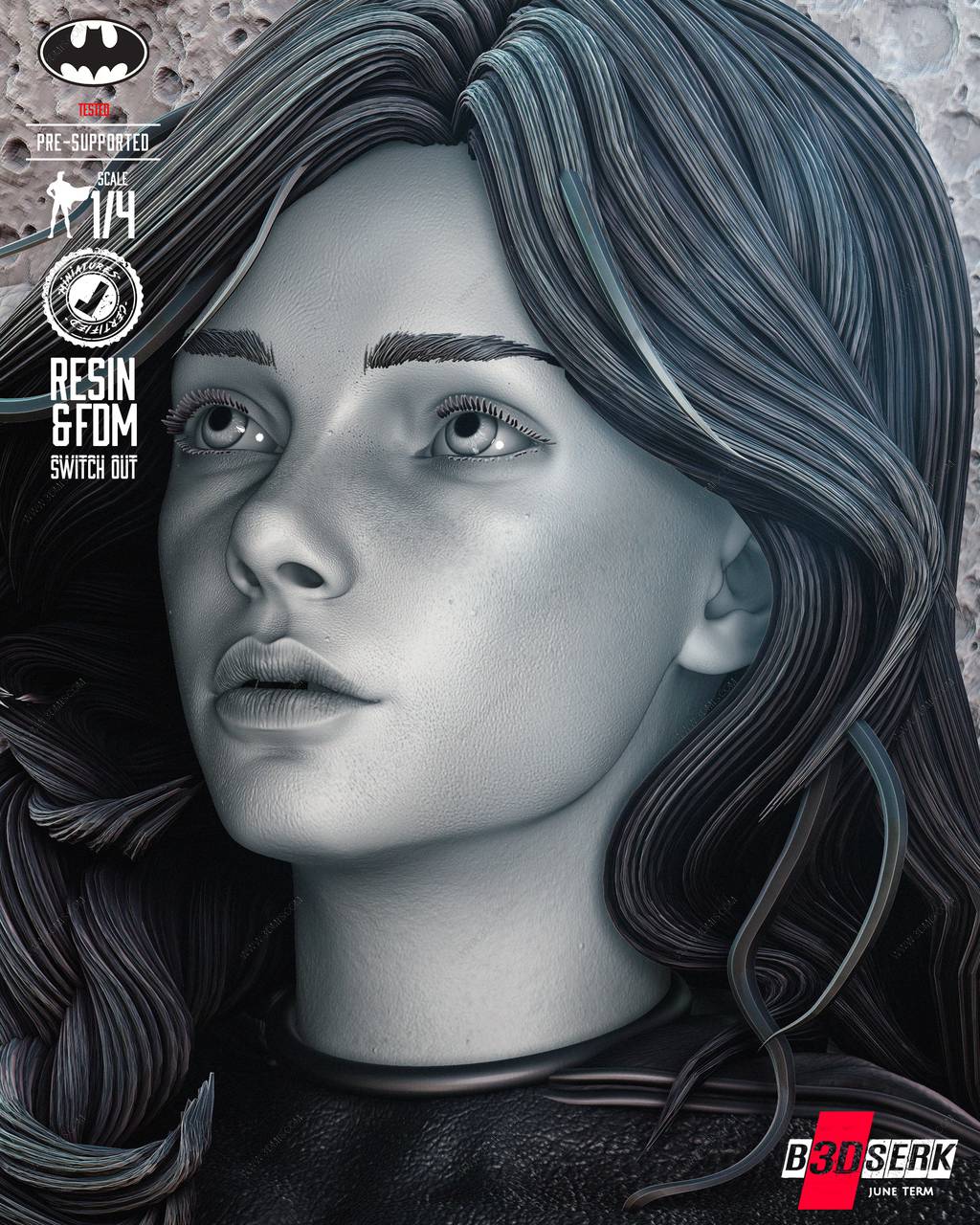 P站图纸印象馆 B3DSERK DC漫画 蝙蝠少女 B3DSERK DC漫画 蝙蝠少女