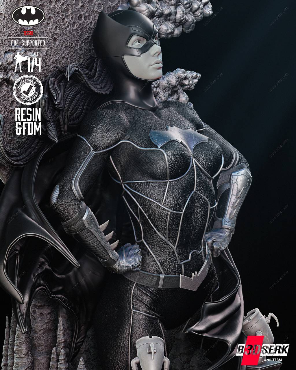 P站图纸印象馆 B3DSERK DC漫画 蝙蝠少女 B3DSERK DC漫画 蝙蝠少女