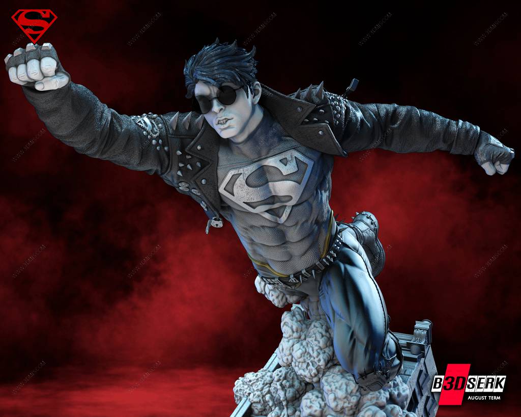 P站图纸印象馆 B3DSERK DC漫画 超级小子 B3DSERK DC漫画 超级小子