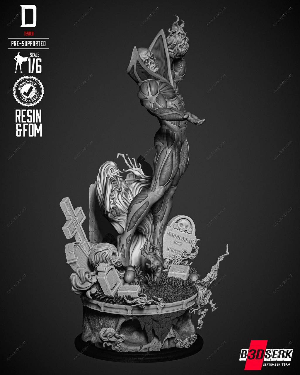 P站图纸印象馆 B3DSERK DC漫画 死人 B3DSERK DC漫画 死人