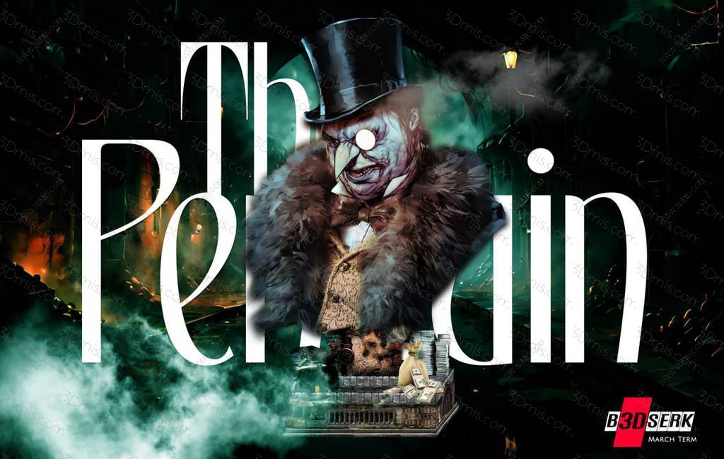 P站图纸印象馆 B3DSERK DC漫画 企鹅人 B3DSERK DC漫画 企鹅人