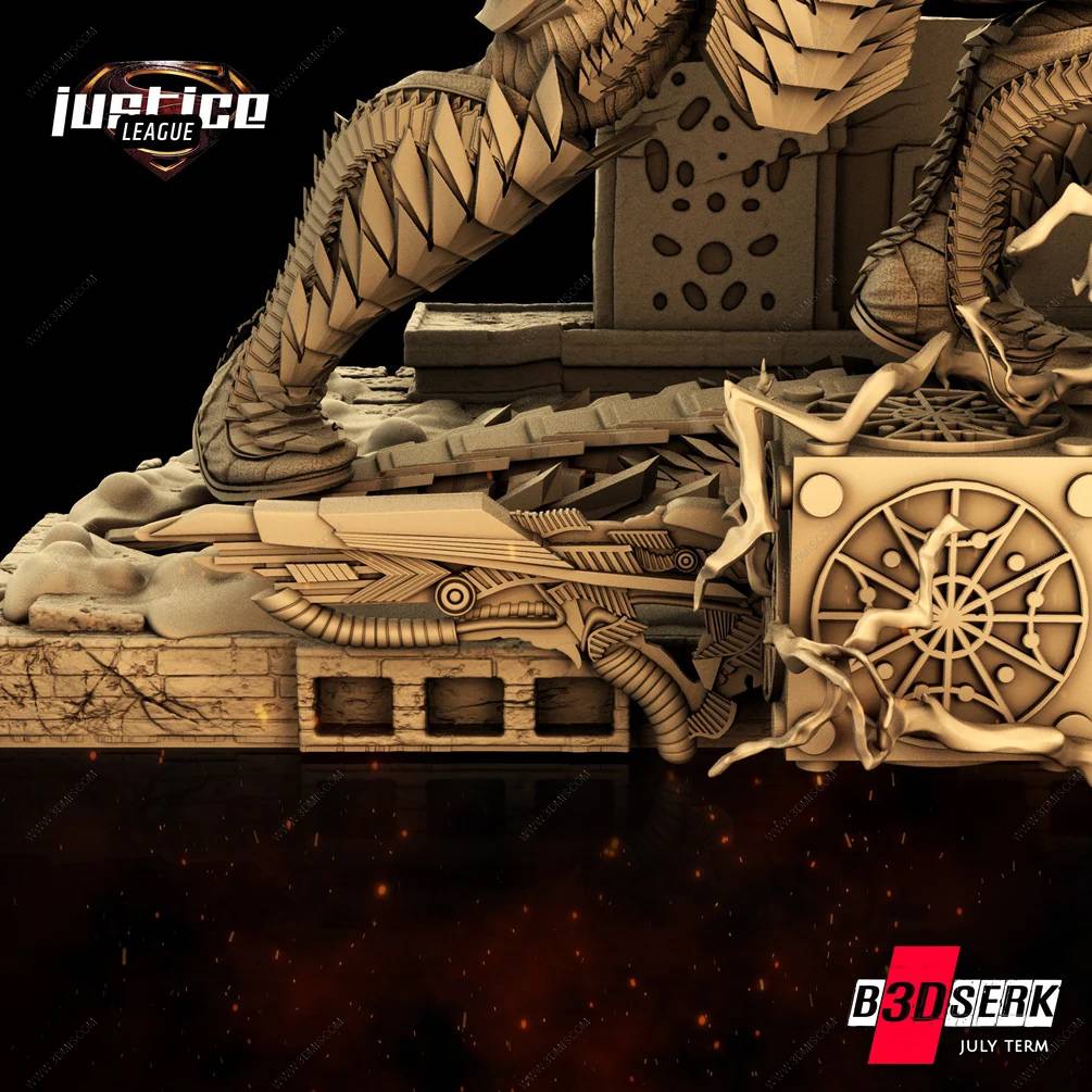 P站图纸印象馆 B3DSERK DC漫画 超人对战达克赛德 B3DSERK DC漫画 超人对战达克赛德