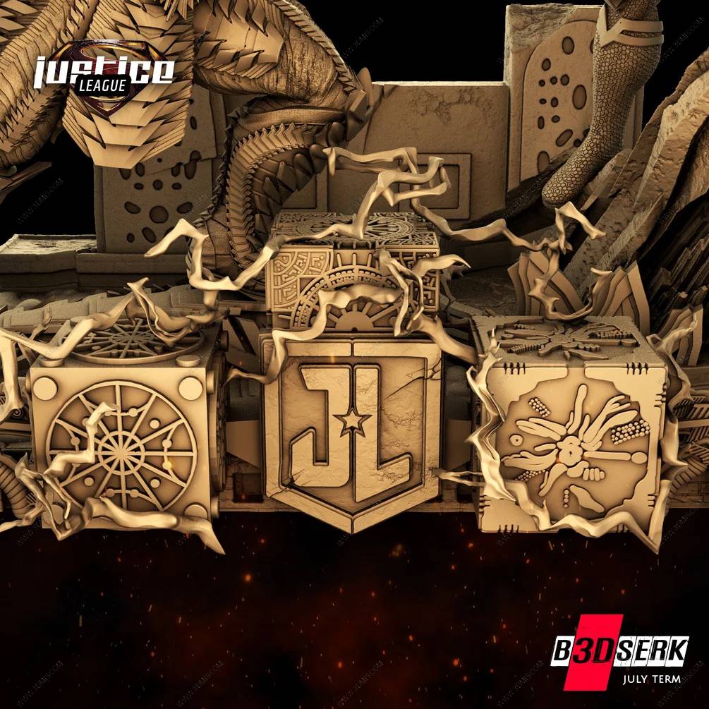 P站图纸印象馆 B3DSERK DC漫画 超人对战达克赛德 B3DSERK DC漫画 超人对战达克赛德