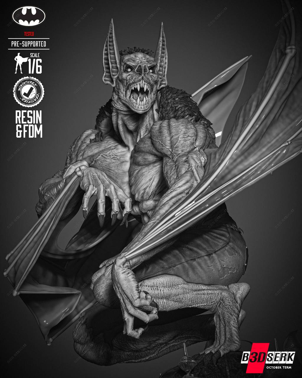 P站图纸印象馆 B3DSERK DC漫画 人蝠 B3DSERK DC漫画 人蝠