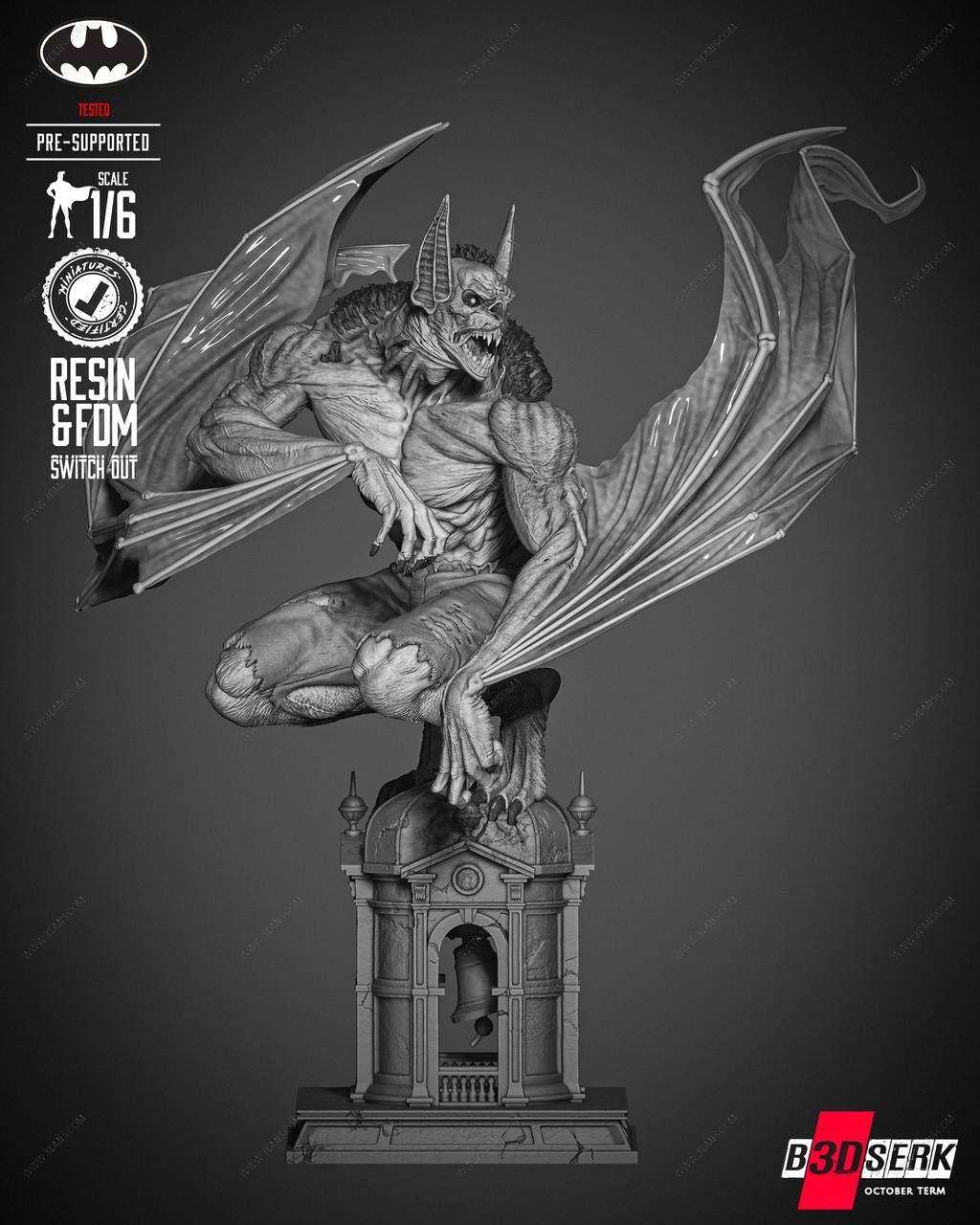 P站图纸印象馆 B3DSERK DC漫画 人蝠 B3DSERK DC漫画 人蝠