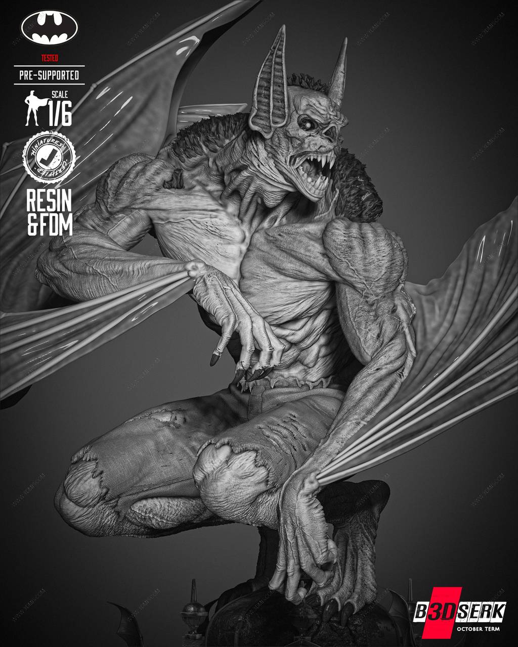 P站图纸印象馆 B3DSERK DC漫画 人蝠 B3DSERK DC漫画 人蝠