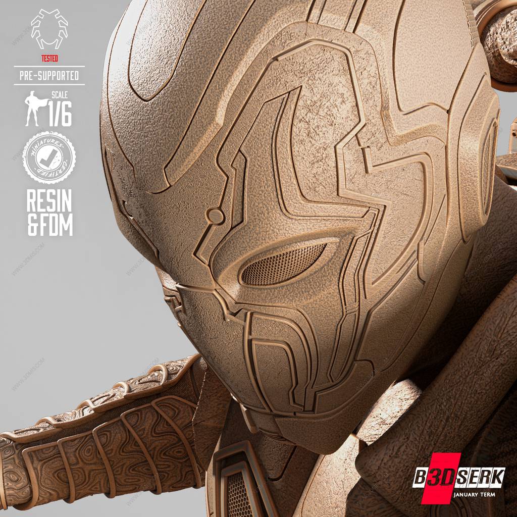 P站图纸印象馆 B3DSERK DC漫画 蓝甲虫 B3DSERK DC漫画 蓝甲虫