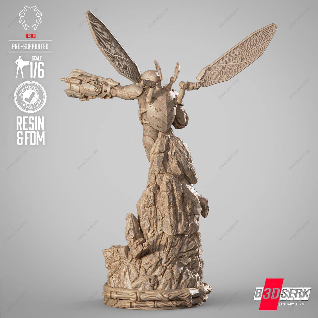 P站图纸印象馆 B3DSERK DC漫画 蓝甲虫 B3DSERK DC漫画 蓝甲虫