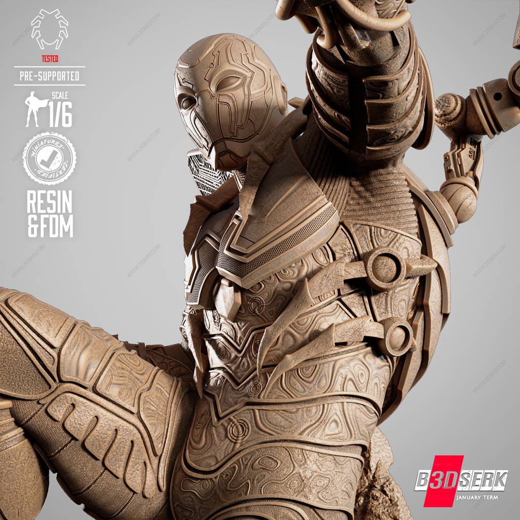 P站图纸印象馆 B3DSERK DC漫画 蓝甲虫 B3DSERK DC漫画 蓝甲虫