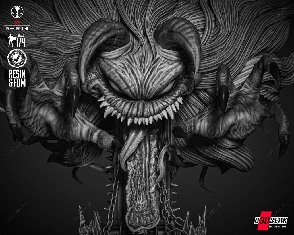 P站图纸印象馆 B3DSERK DC漫画 地狱魔王 B3DSERK DC漫画 地狱魔王