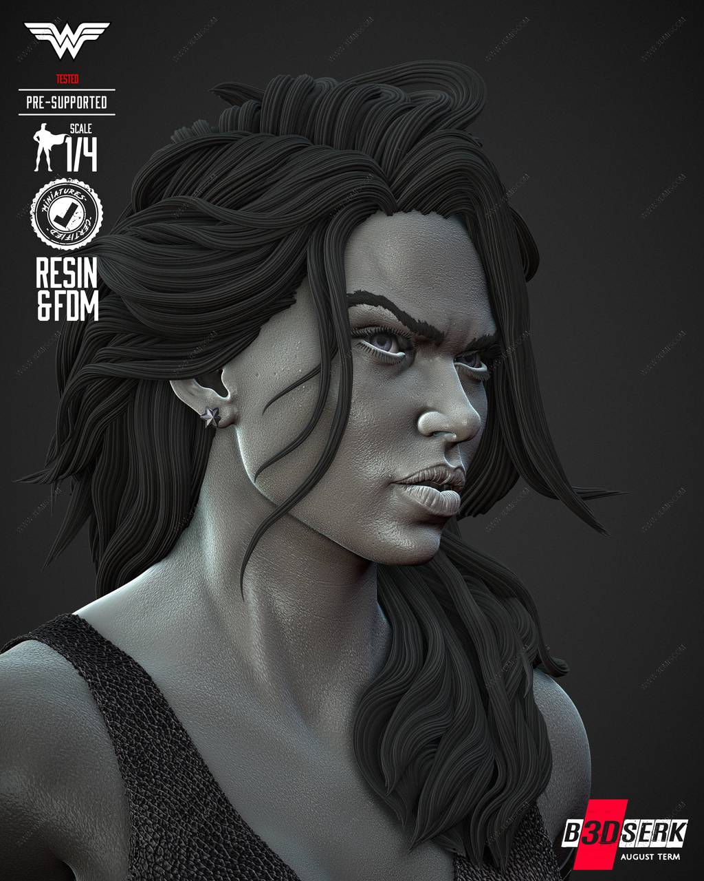 P站图纸印象馆 B3DSERK DC漫画 神奇少女 B3DSERK DC漫画 神奇少女