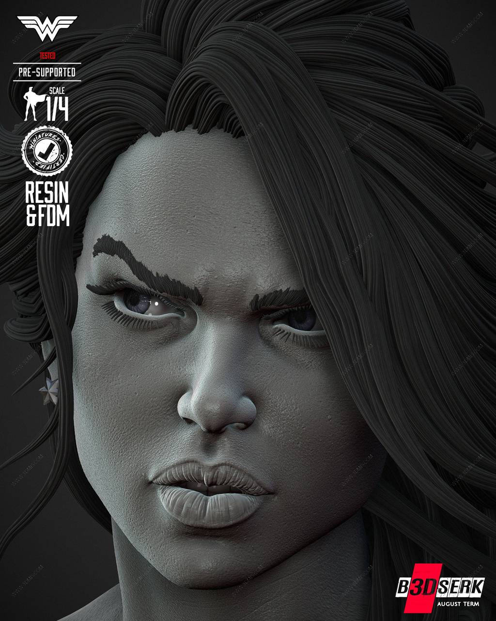 P站图纸印象馆 B3DSERK DC漫画 神奇少女 B3DSERK DC漫画 神奇少女