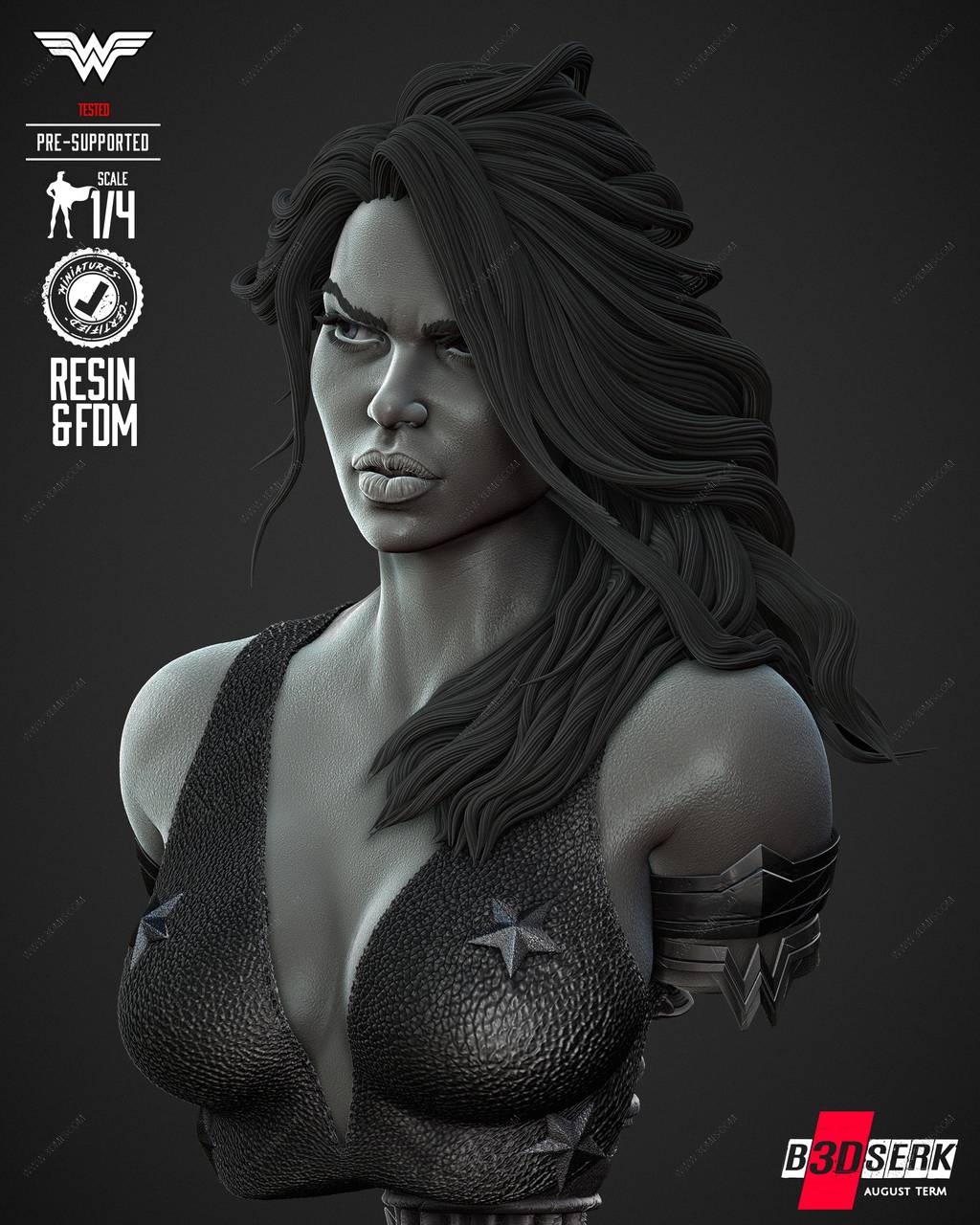 P站图纸印象馆 B3DSERK DC漫画 神奇少女 B3DSERK DC漫画 神奇少女