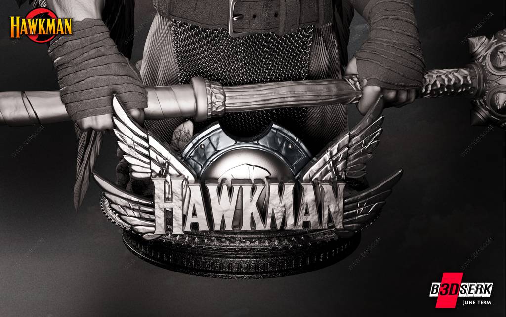 P站图纸印象馆 B3DSERK DC漫画 鹰侠 B3DSERK DC漫画 鹰侠