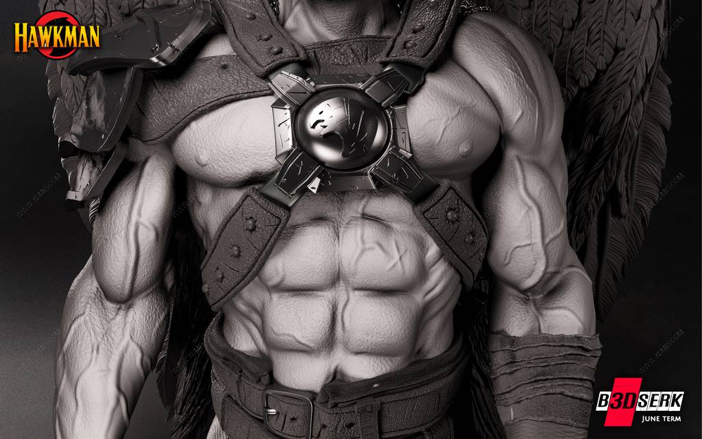 P站图纸印象馆 B3DSERK DC漫画 鹰侠 B3DSERK DC漫画 鹰侠