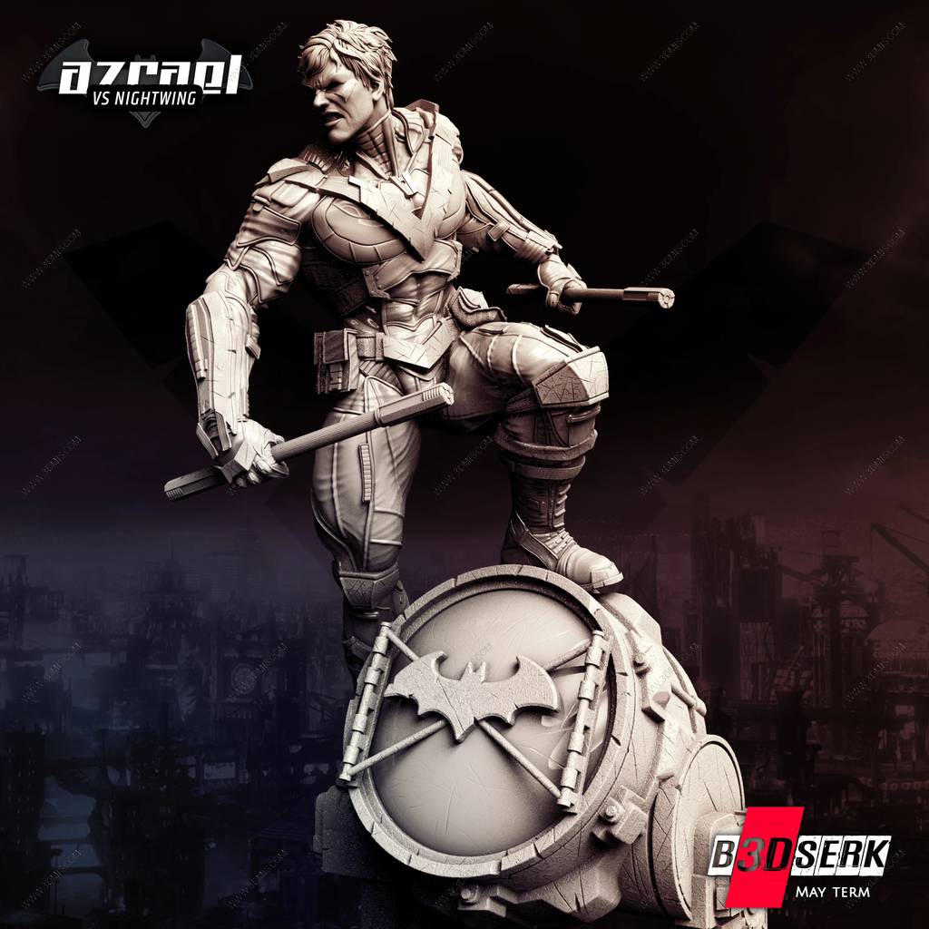 P站图纸印象馆 B3DSERK DC漫画 夜翼 B3DSERK DC漫画 夜翼