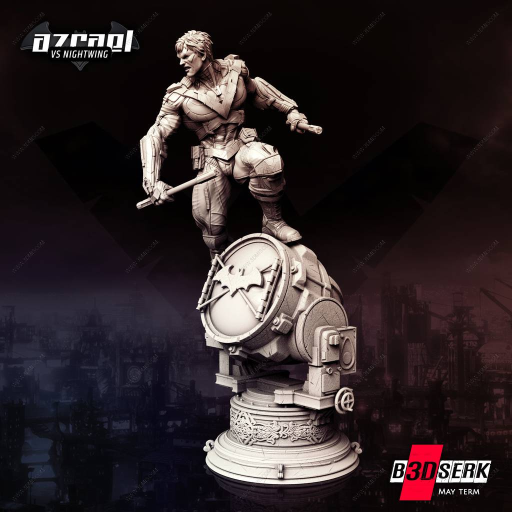 P站图纸印象馆 B3DSERK DC漫画 夜翼 B3DSERK DC漫画 夜翼