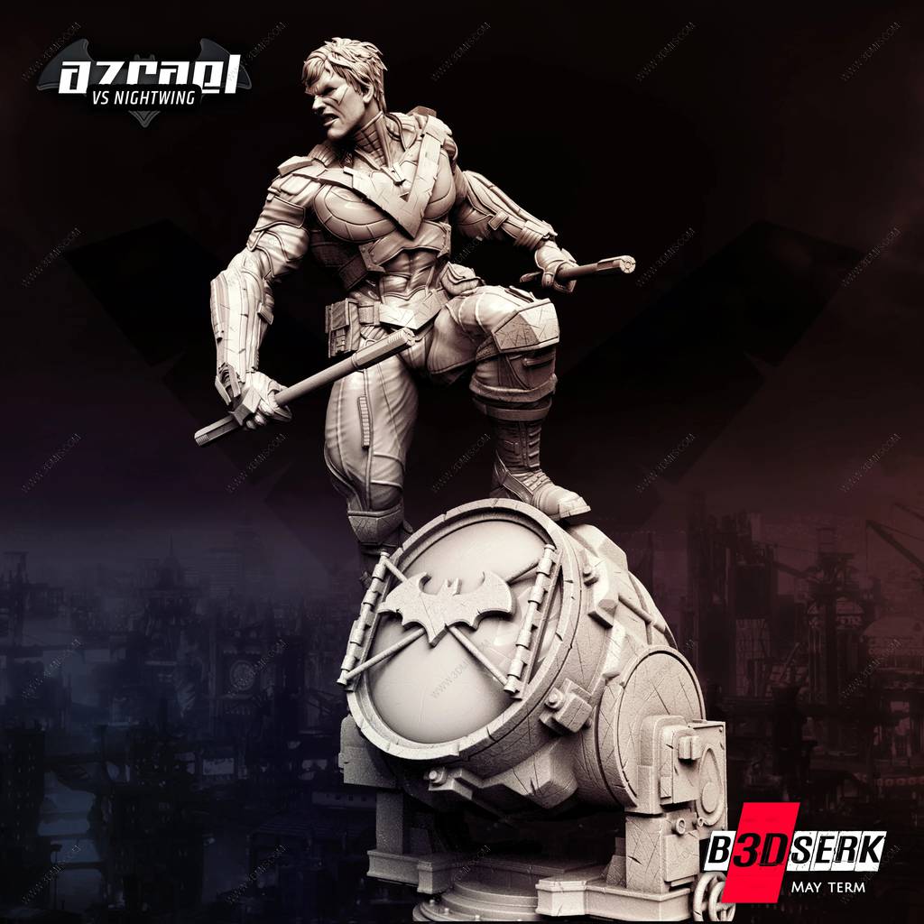 P站图纸印象馆 B3DSERK DC漫画 夜翼 B3DSERK DC漫画 夜翼