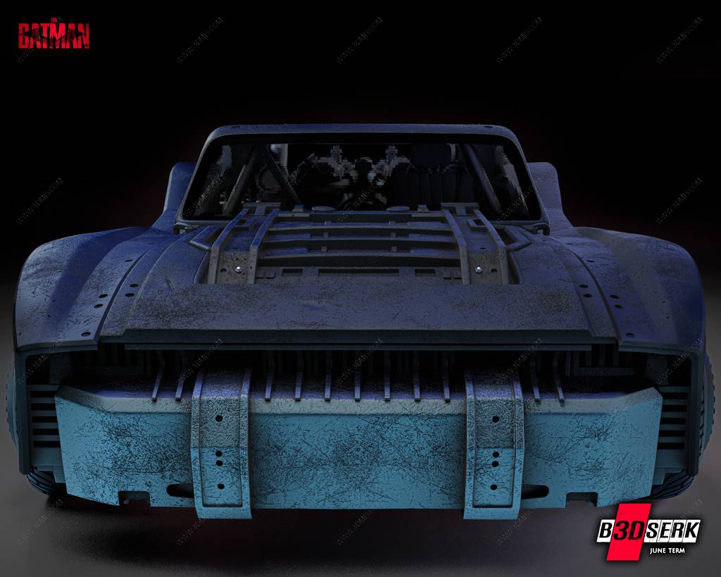 P站图纸印象馆 B3DSERK DC漫画 蝙蝠车 B3DSERK DC漫画 蝙蝠车