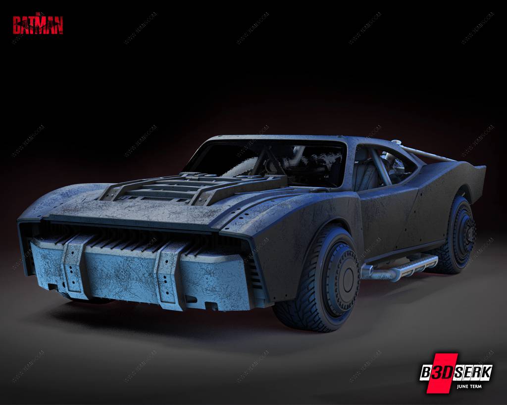 P站图纸印象馆 B3DSERK DC漫画 蝙蝠车 B3DSERK DC漫画 蝙蝠车