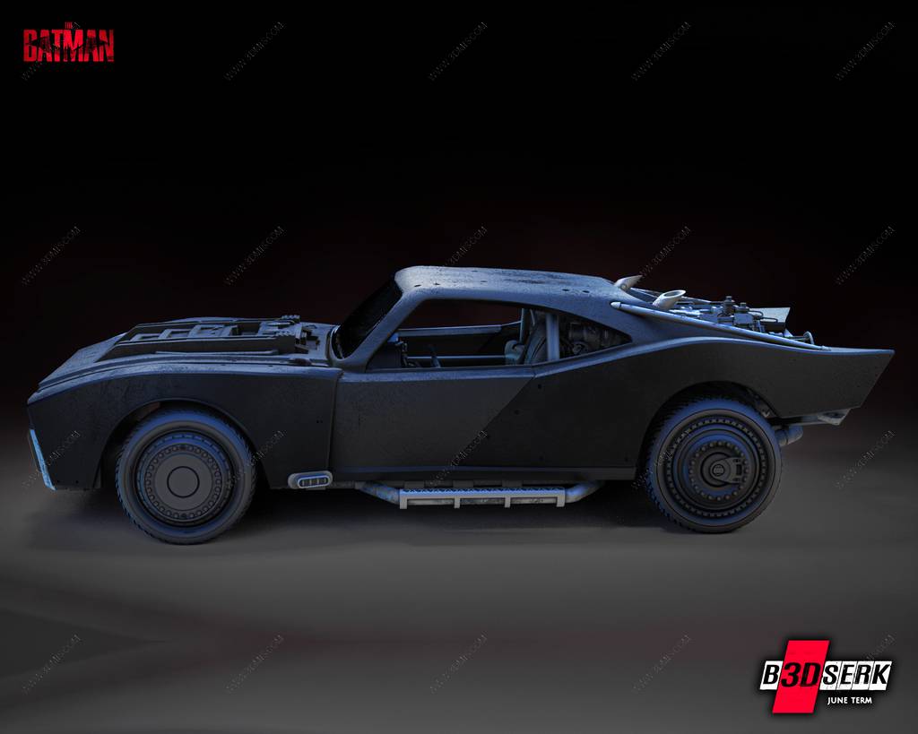 P站图纸印象馆 B3DSERK DC漫画 蝙蝠车 B3DSERK DC漫画 蝙蝠车