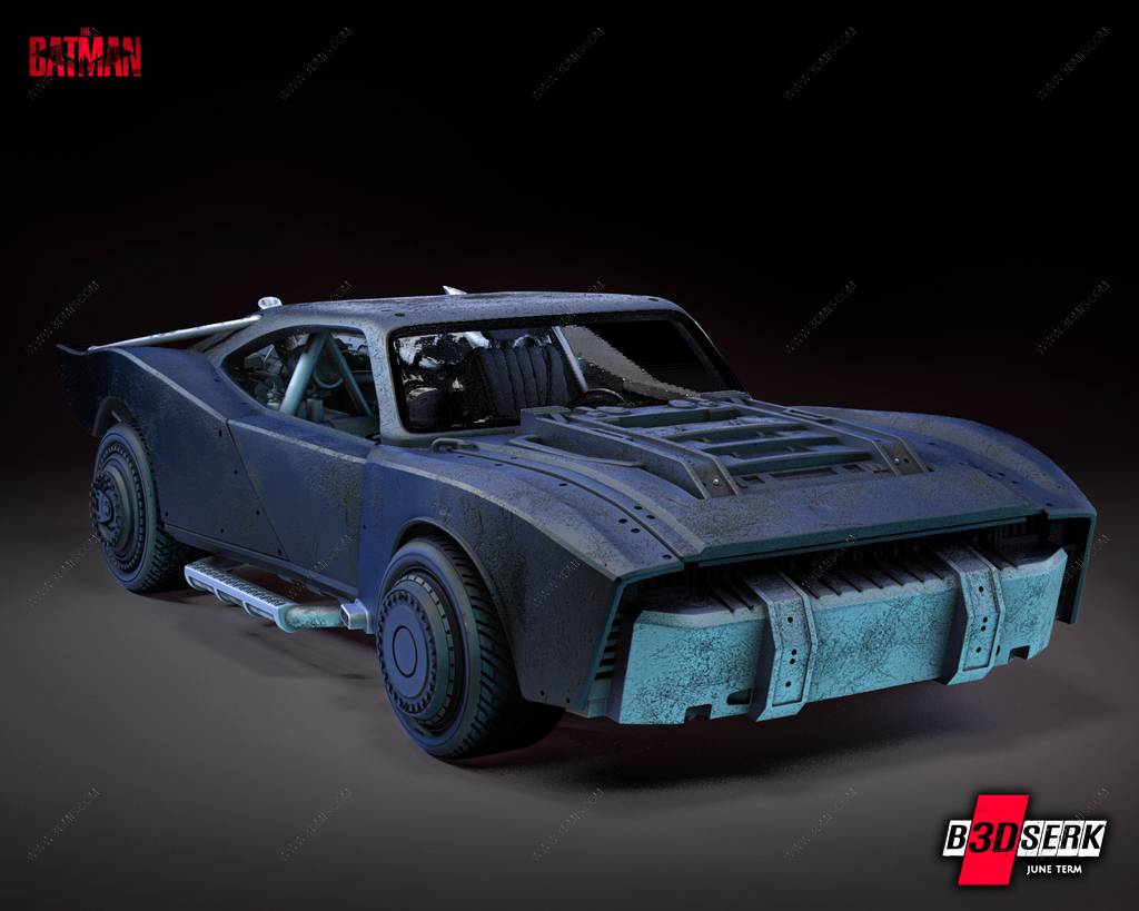 P站图纸印象馆 B3DSERK DC漫画 蝙蝠车 B3DSERK DC漫画 蝙蝠车