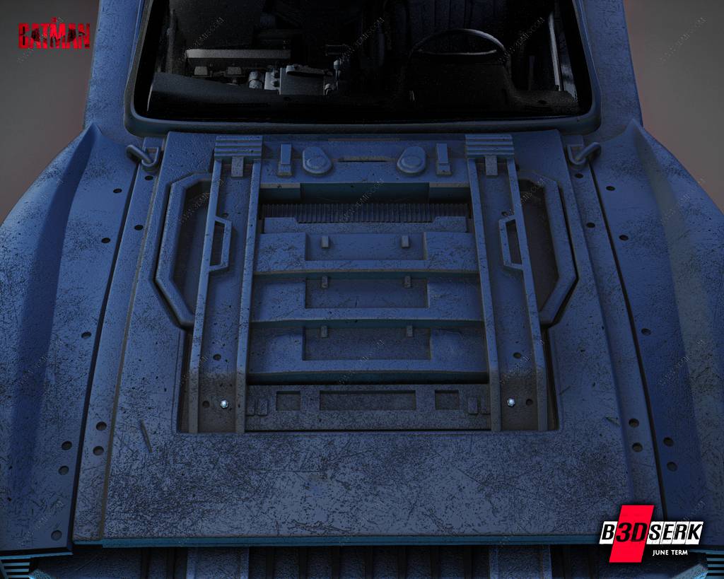 P站图纸印象馆 B3DSERK DC漫画 蝙蝠车 B3DSERK DC漫画 蝙蝠车