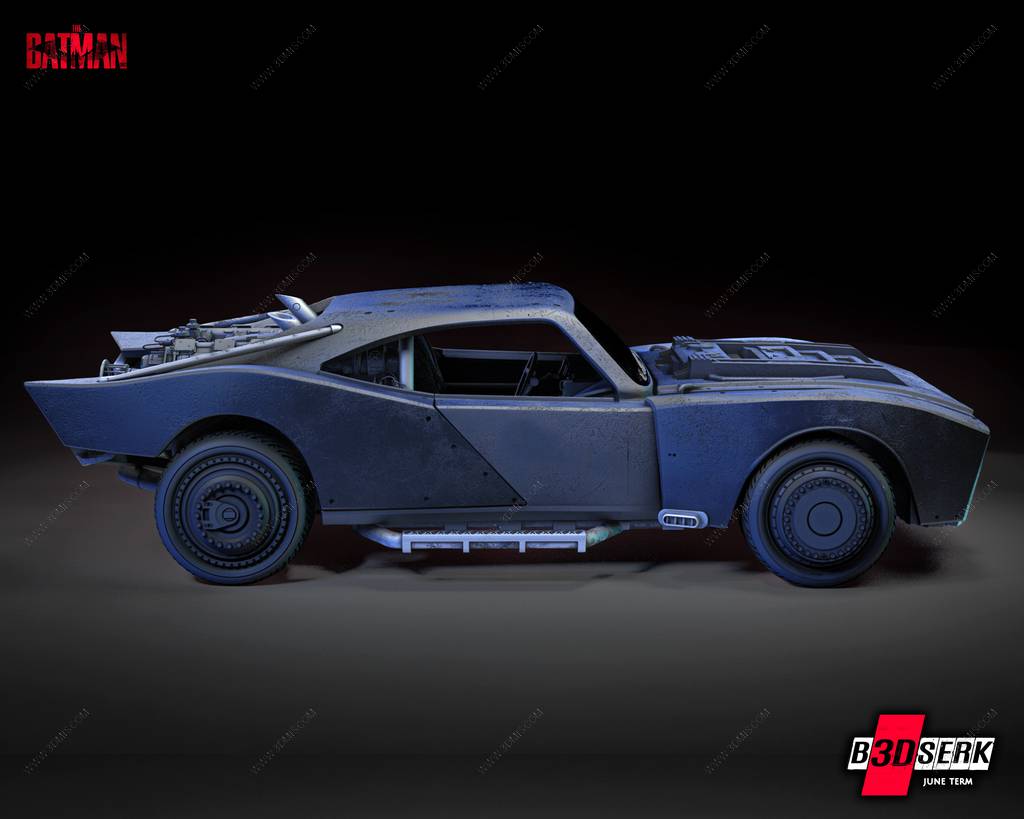 P站图纸印象馆 B3DSERK DC漫画 蝙蝠车 B3DSERK DC漫画 蝙蝠车