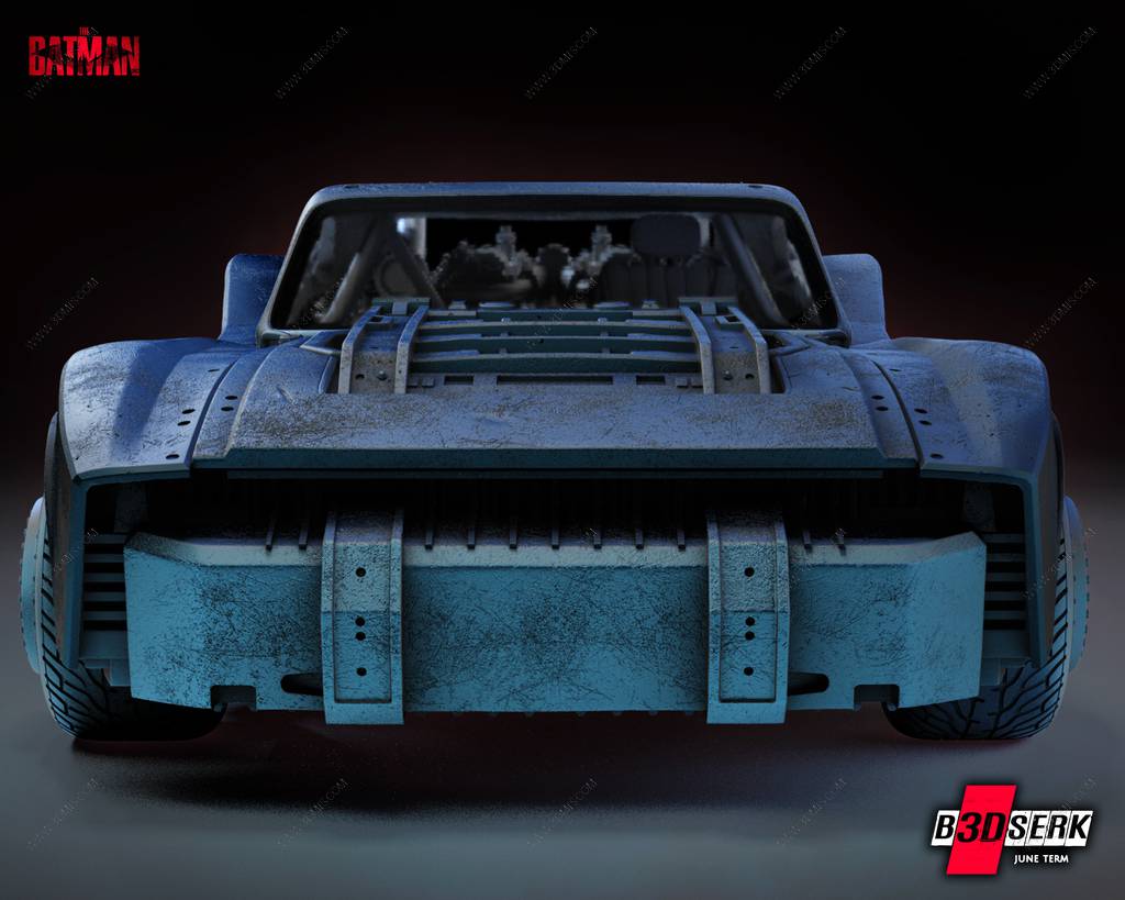 P站图纸印象馆 B3DSERK DC漫画 蝙蝠车 B3DSERK DC漫画 蝙蝠车