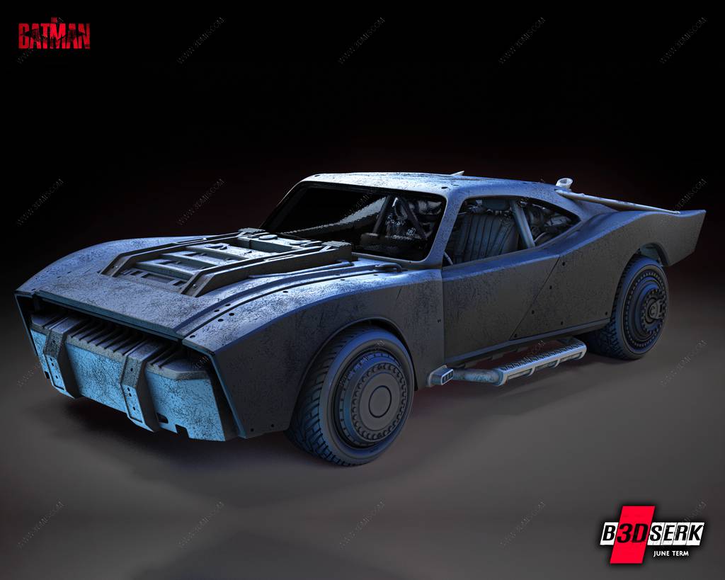 P站图纸印象馆 B3DSERK DC漫画 蝙蝠车 B3DSERK DC漫画 蝙蝠车