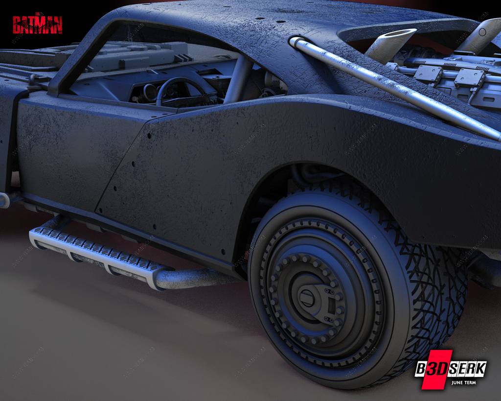 P站图纸印象馆 B3DSERK DC漫画 蝙蝠车 B3DSERK DC漫画 蝙蝠车