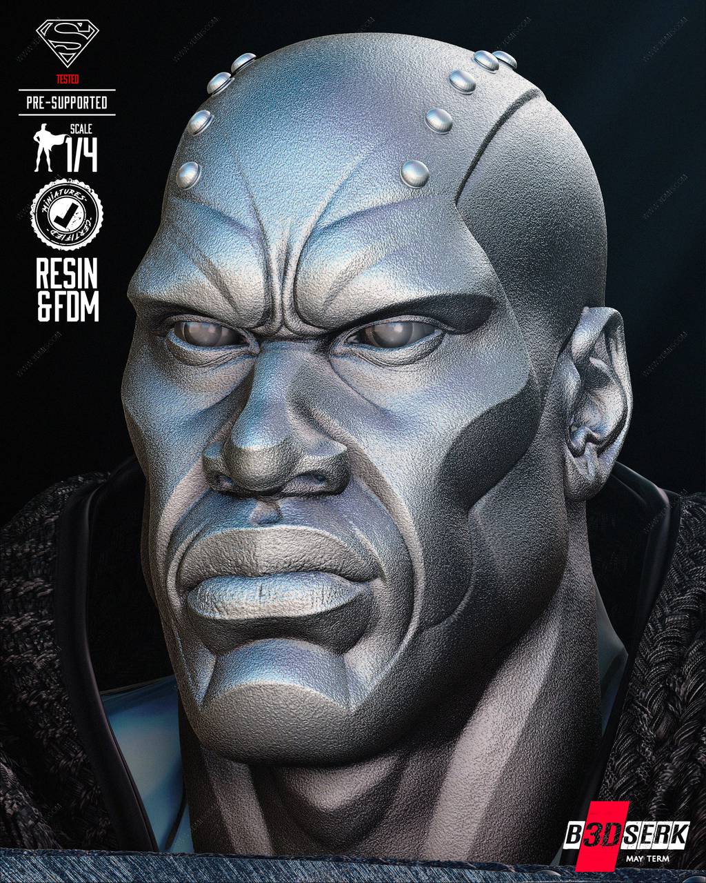 P站图纸印象馆 B3DSERK DC漫画 钢人 B3DSERK DC漫画 钢人